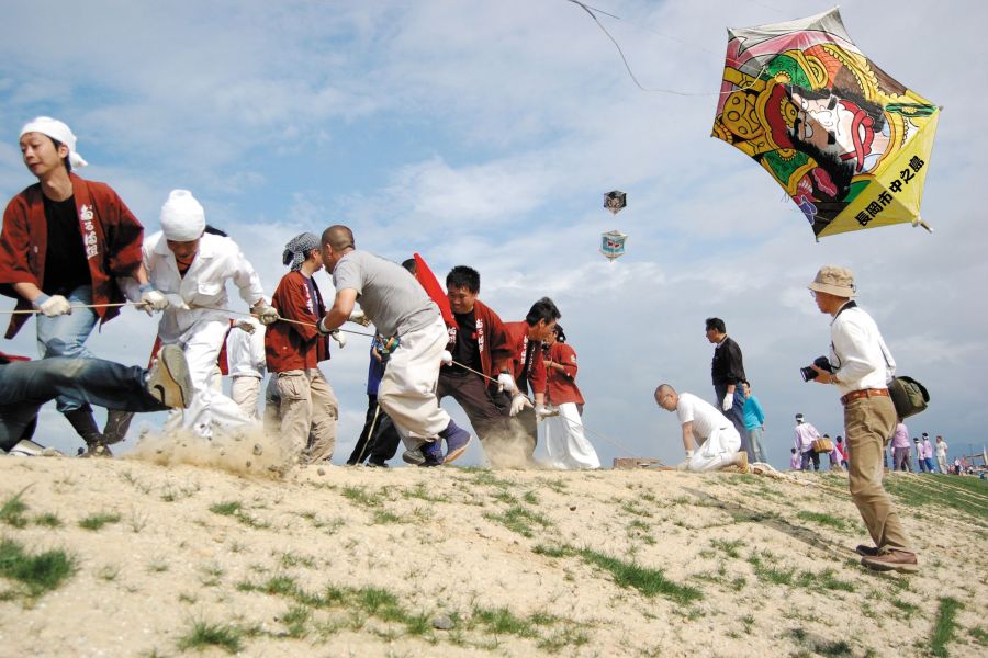 見附今町・長岡中之島大凧合戦　