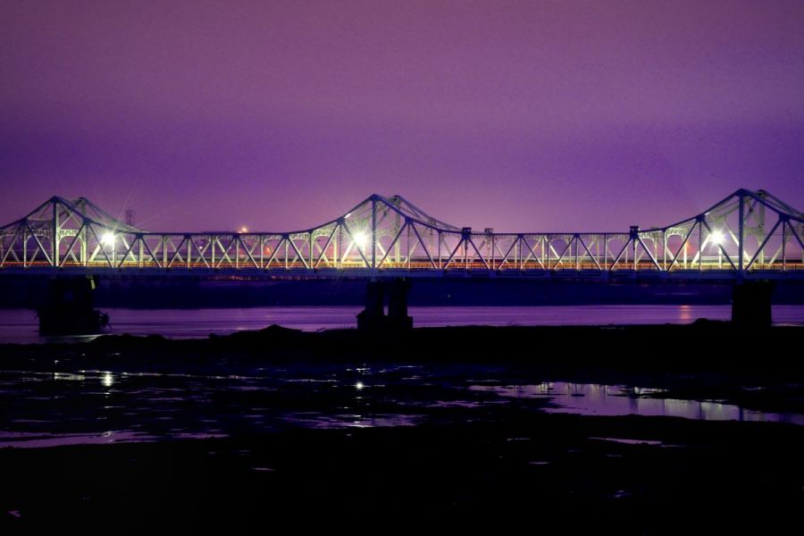 信濃川「長生橋」