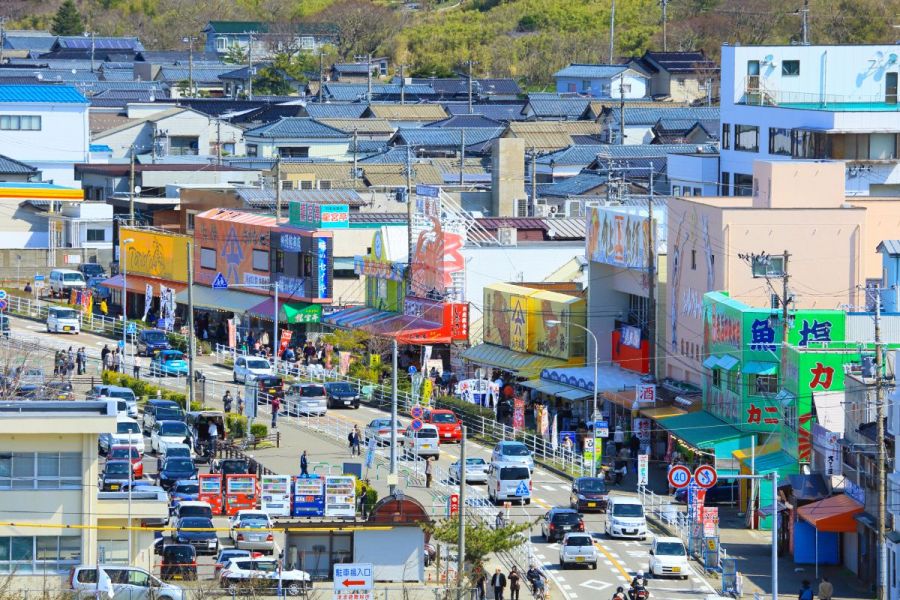 魚の市場通り