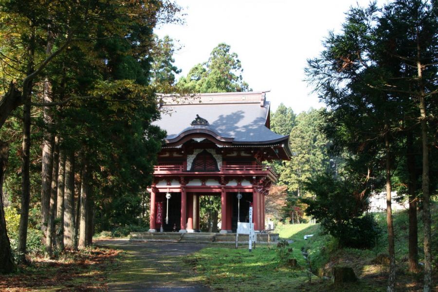 妙法寺　二天門（赤門）