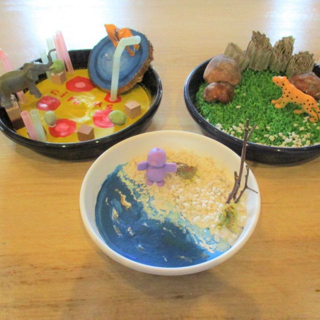 国営越後丘陵公園「自然素材のジオラマづくり」