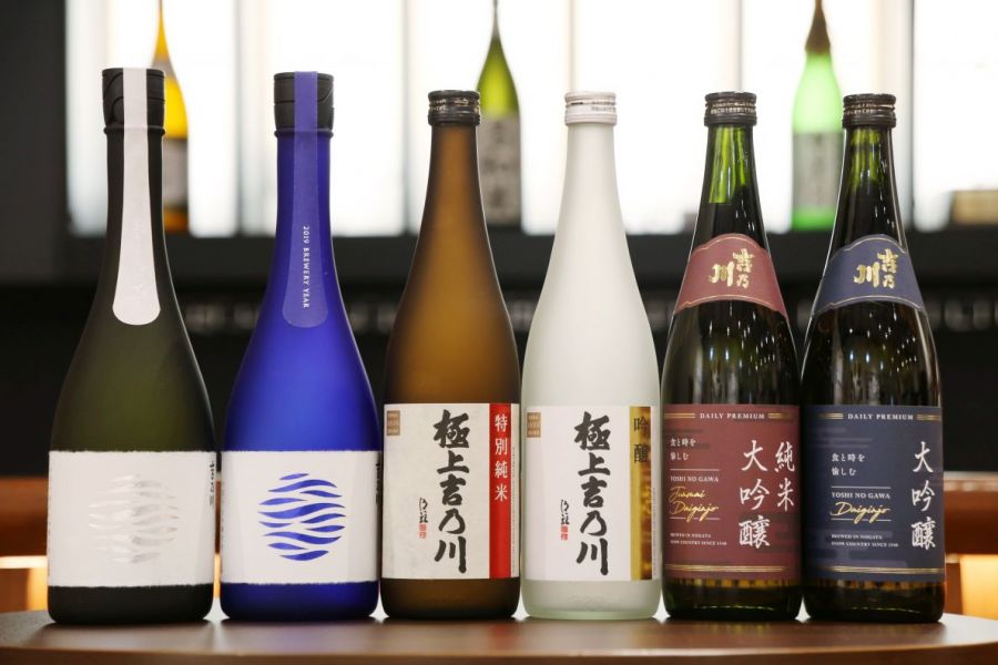 越後長岡「吉乃川」２種類の日本酒(お猪口1個付き)で❝日本酒の魅力に触れる❞　