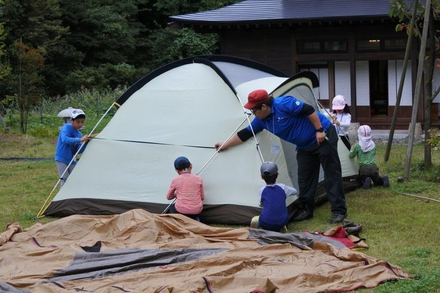 国営越後丘陵公園「えちご冒険キャンプ」