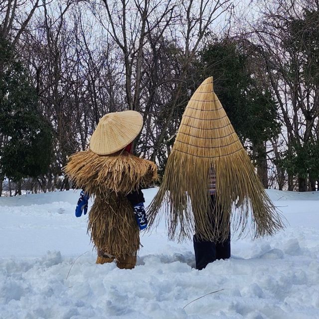 新潟県立歴史博物館　体験プログラム「雪道具体験」