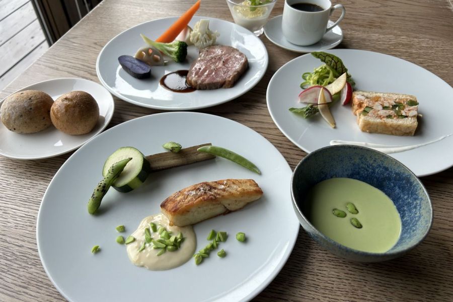 肴豆を利用した特別ランチ