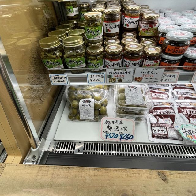 栃尾ならではの品揃え