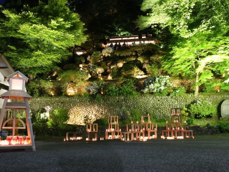 【与板 】「楽山苑ライトアップ」5月16日（金）～5月25日（日）開催！