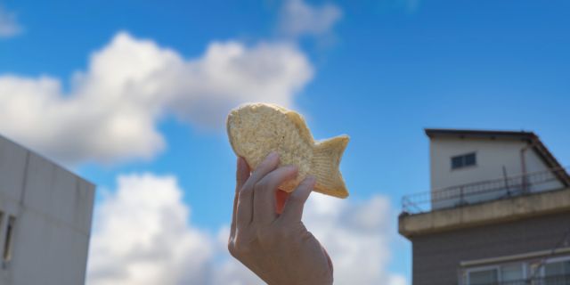 ひんやりモチモチ！しろい「氷点たい焼き」